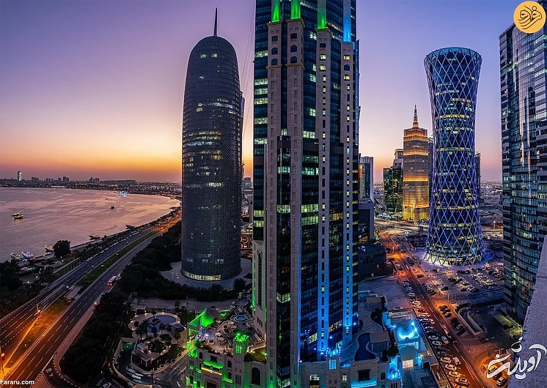 (تصاویر) «مردان عنکبوتی» شیشه پاککن آسمان خراشهای قطر